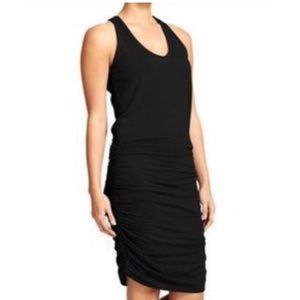 LAST CHANCE - Athleta Solid Racerback Tee Dress with Rouching